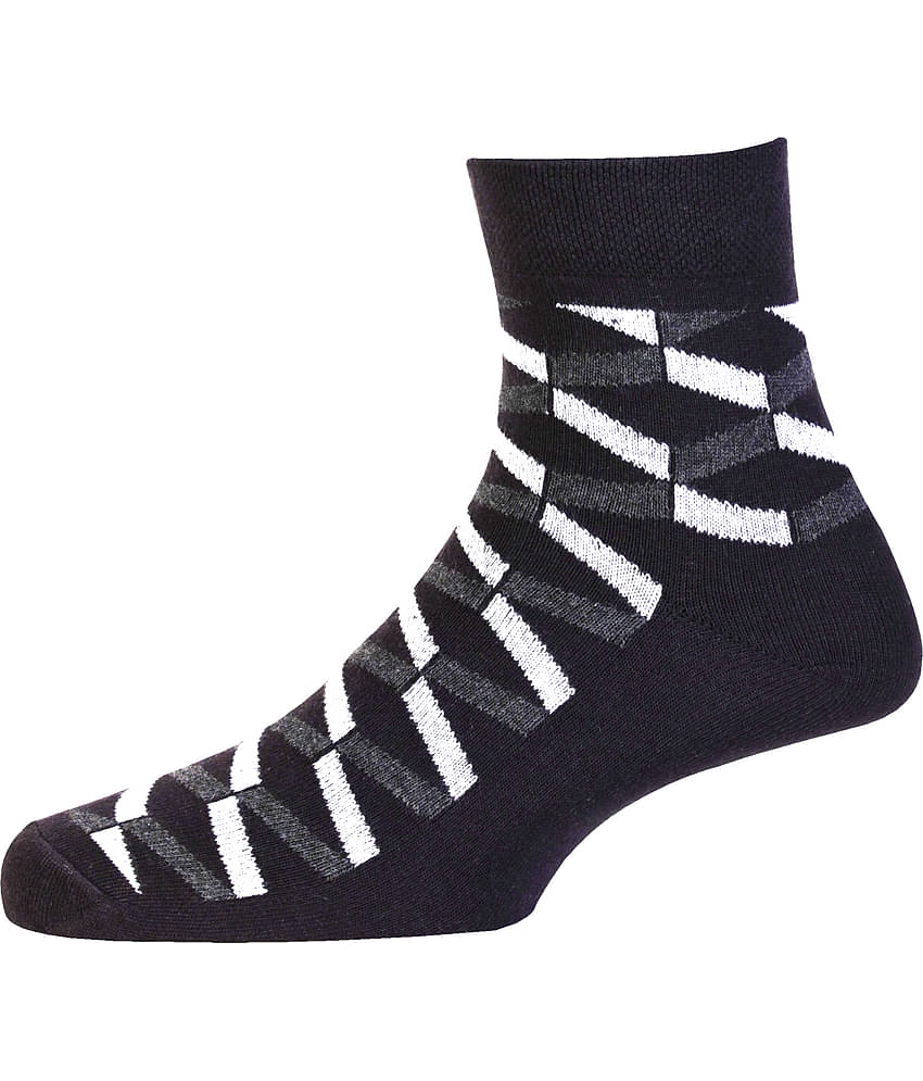 RC. ROYAL CLASS - Cotton Men's Printed Multicolor Ankle Length Socks ( Pack of 3 )