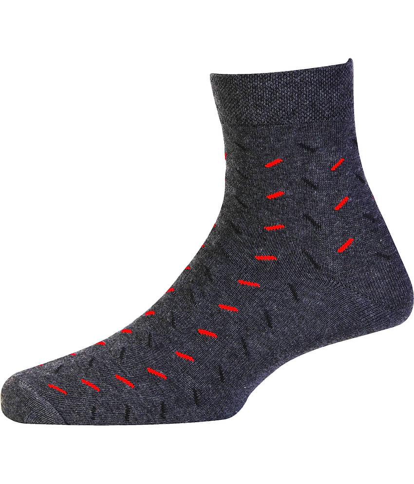 RC. ROYAL CLASS - Cotton Men's Printed Multicolor Ankle Length Socks ( Pack of 3 )