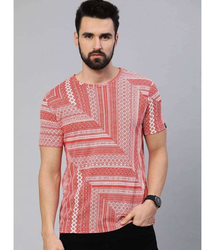 Urbano Fashion - Multicolor Cotton Slim Fit Men's T-Shirt ( Pack of 1 ) Urbano Fashion - Multicolor Cotton Slim Fit Men's T-Shirt ( Pack of 1 )