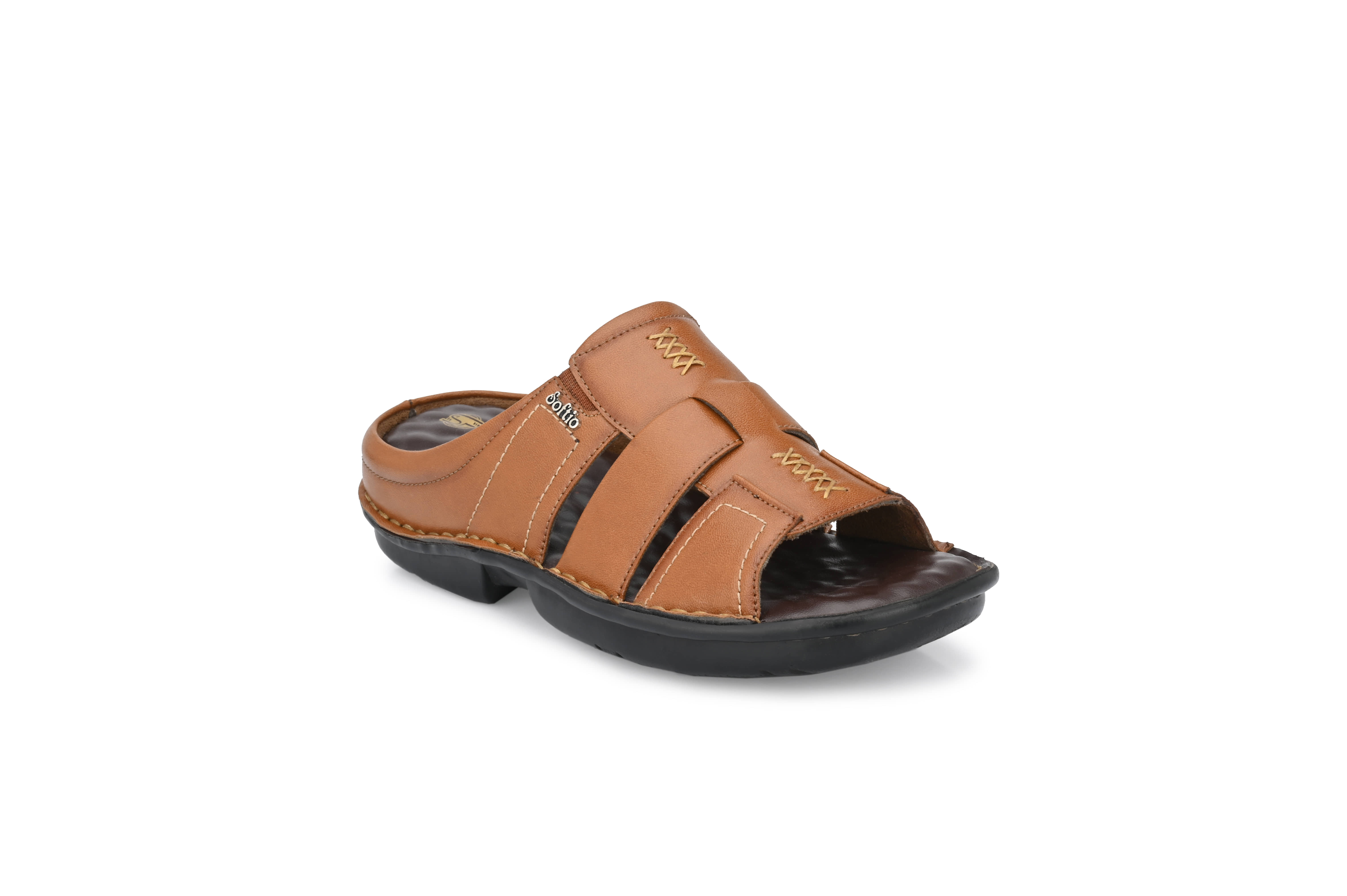 softio - Tan Men's Sandals