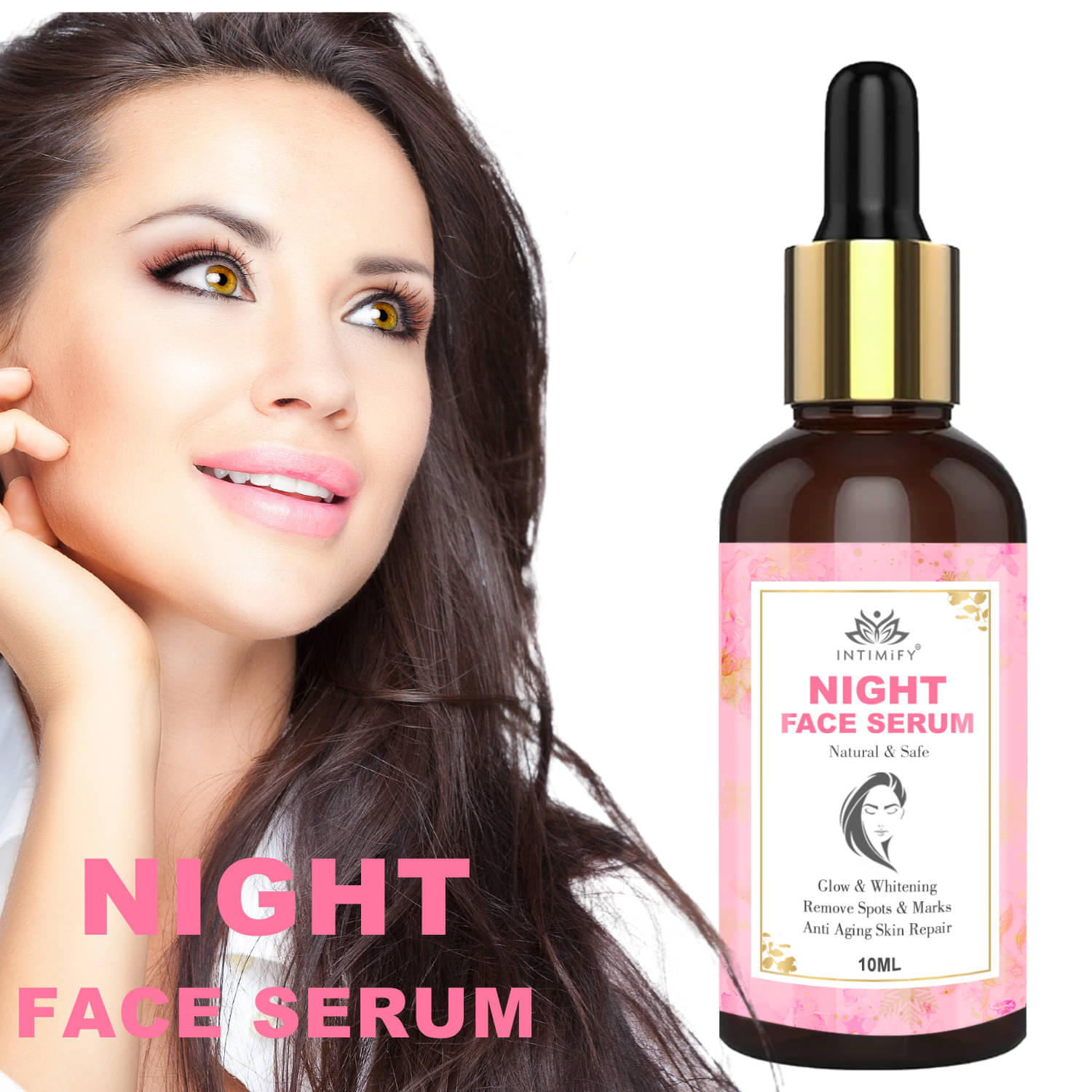     			Intimify Night Face Serum, skin brightening serum, face serum, vitamin c face serum, anti acne serum, 10 ml