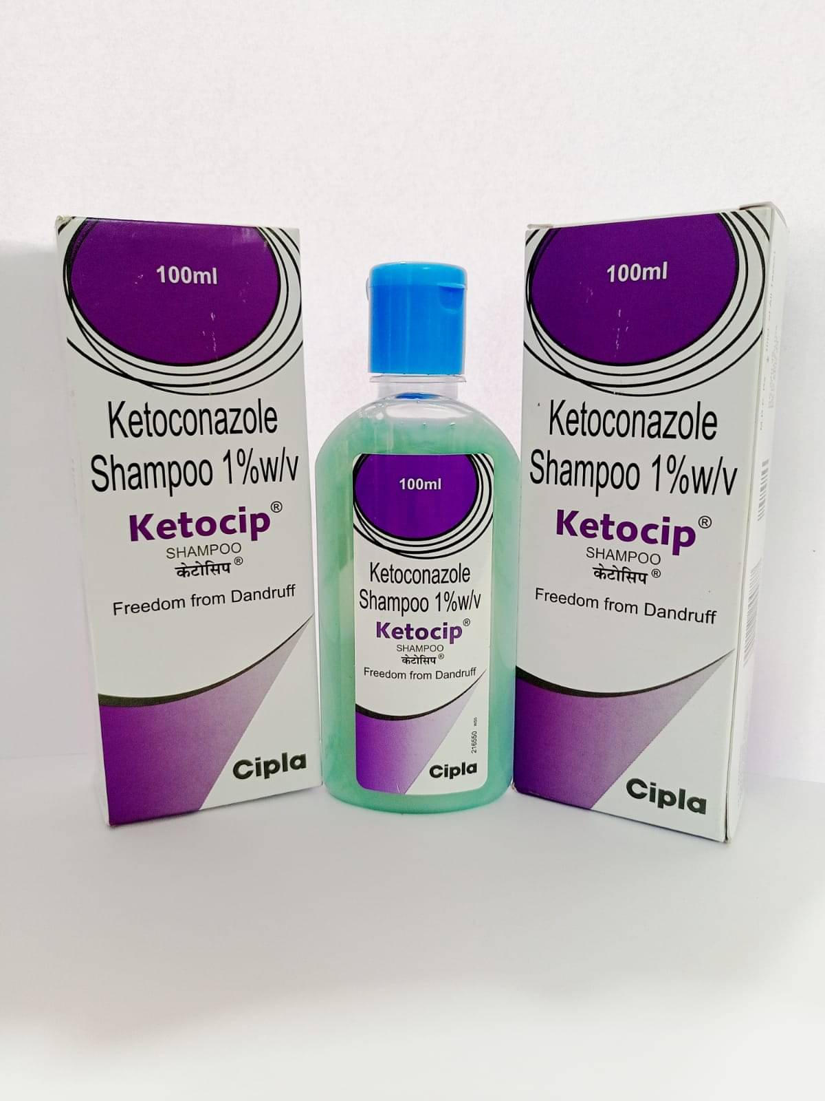     			KETOCIP 1% ANTIDANDRUFF SHAMPOO ( PACK OF 2) Baby Shampoo 100 ml ( 2 pcs )