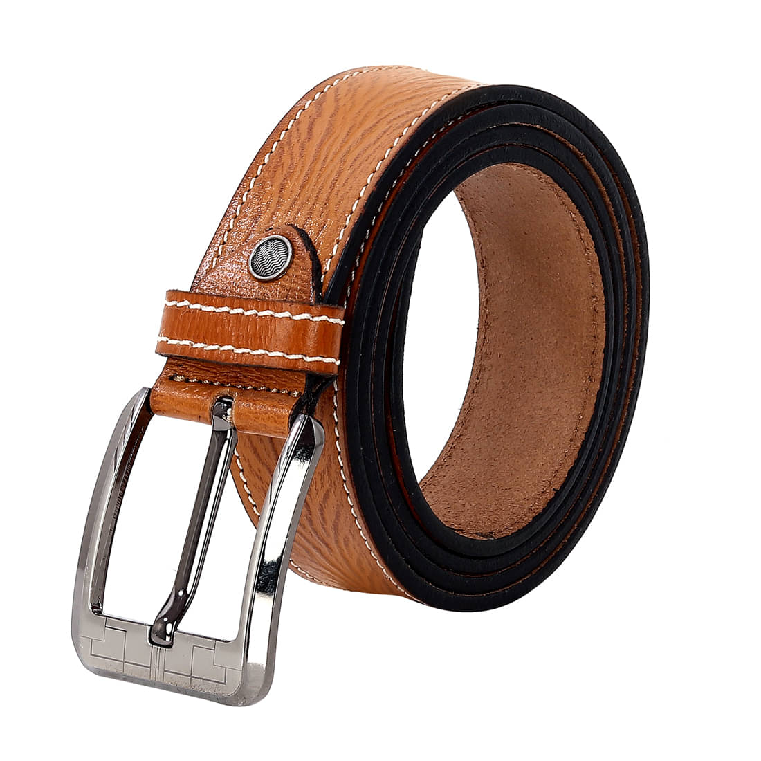     			Leather World - Leather Men's Casual Belt ( Pack of 1 )
