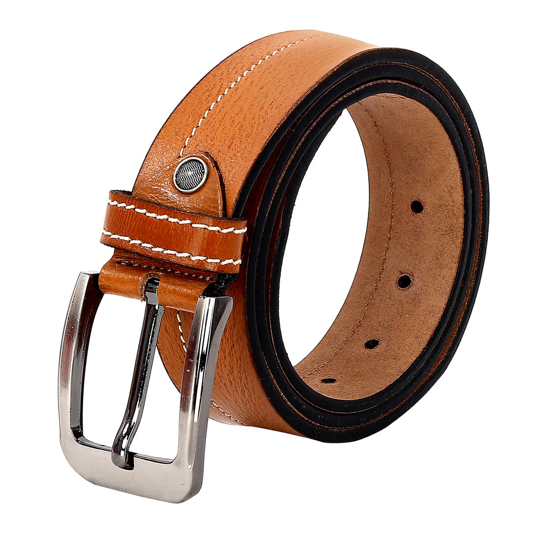     			Leather World - Leather Men's Casual Belt ( Pack of 1 )