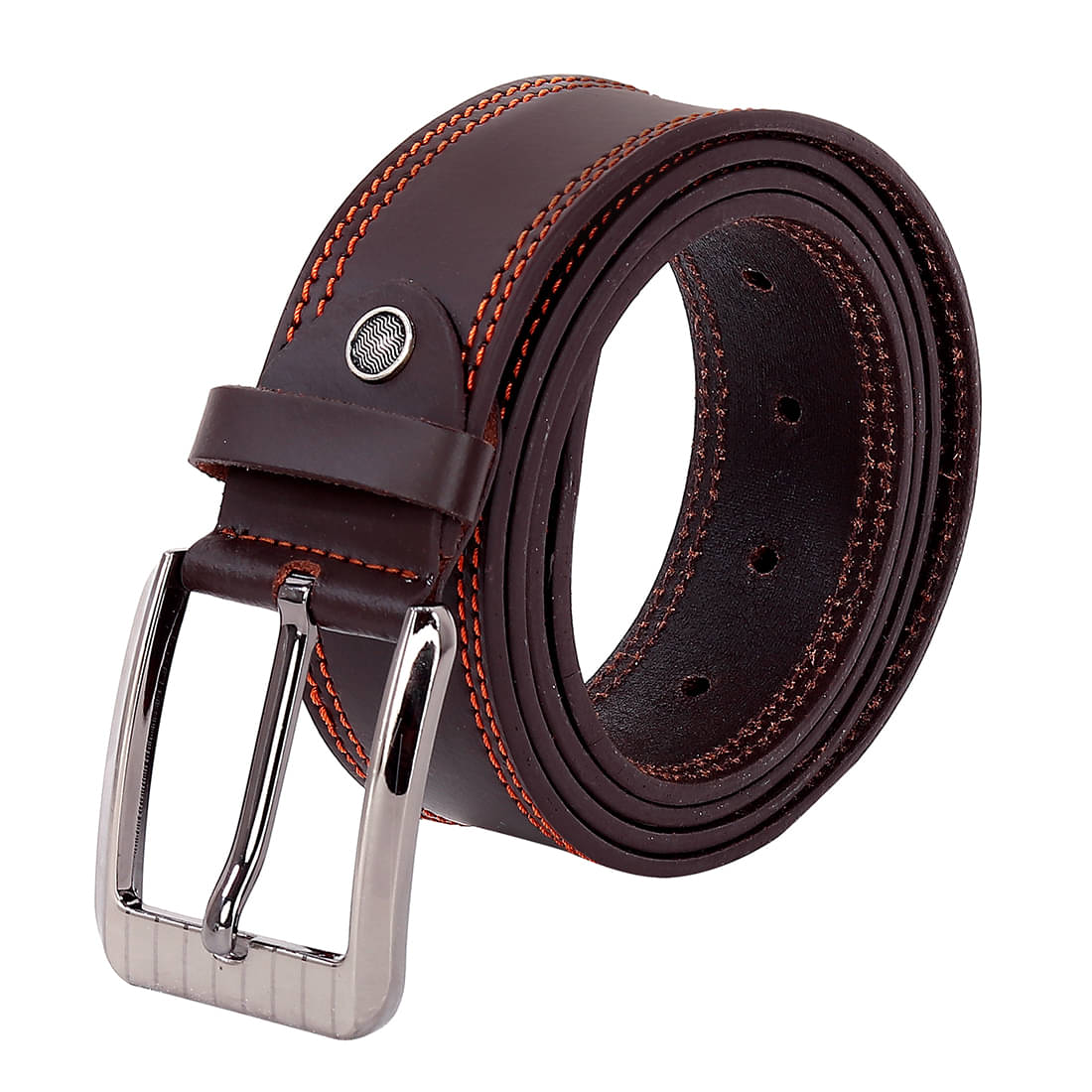 Leather World - Leather Men's Casual Belt ( Pack of 1 ) Leather World - Leather Men's Casual Belt ( Pack of 1 )