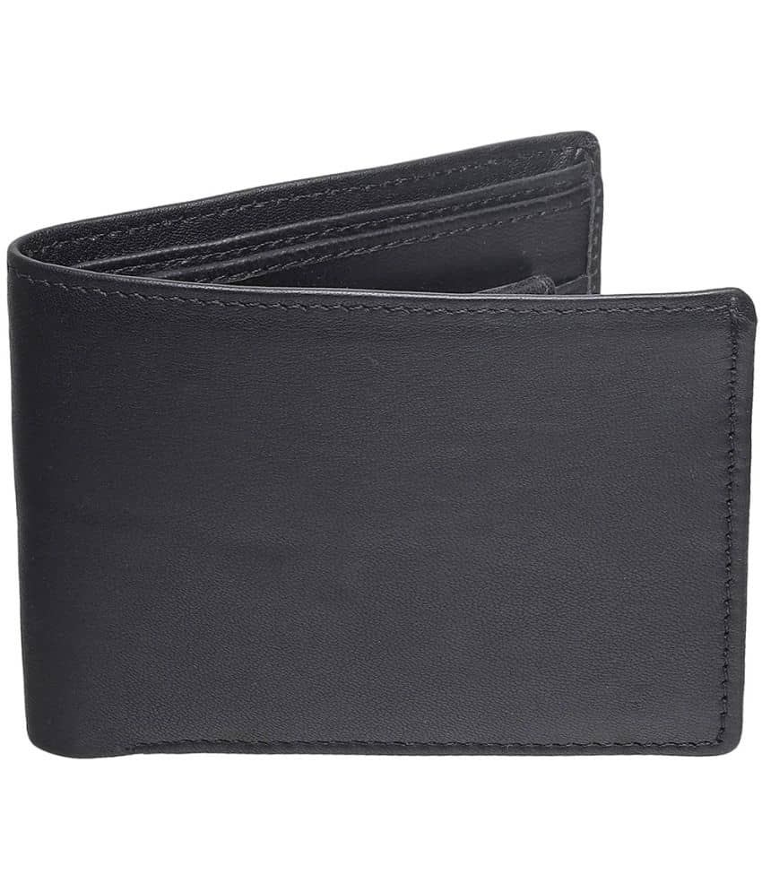 Loopa - Black Leather Men's Regular Wallet ( Pack of 1 ) - Handbags | Buy online on ZillyBuy