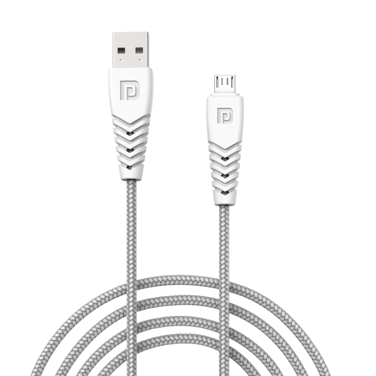     			Portronics - White 3A USB Data Cable 1 Meter