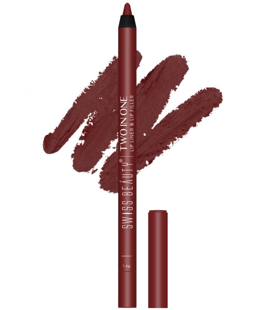     			Swiss Beauty Two in One lip liner & Lip Filler (Shade-06 ,1.6g)