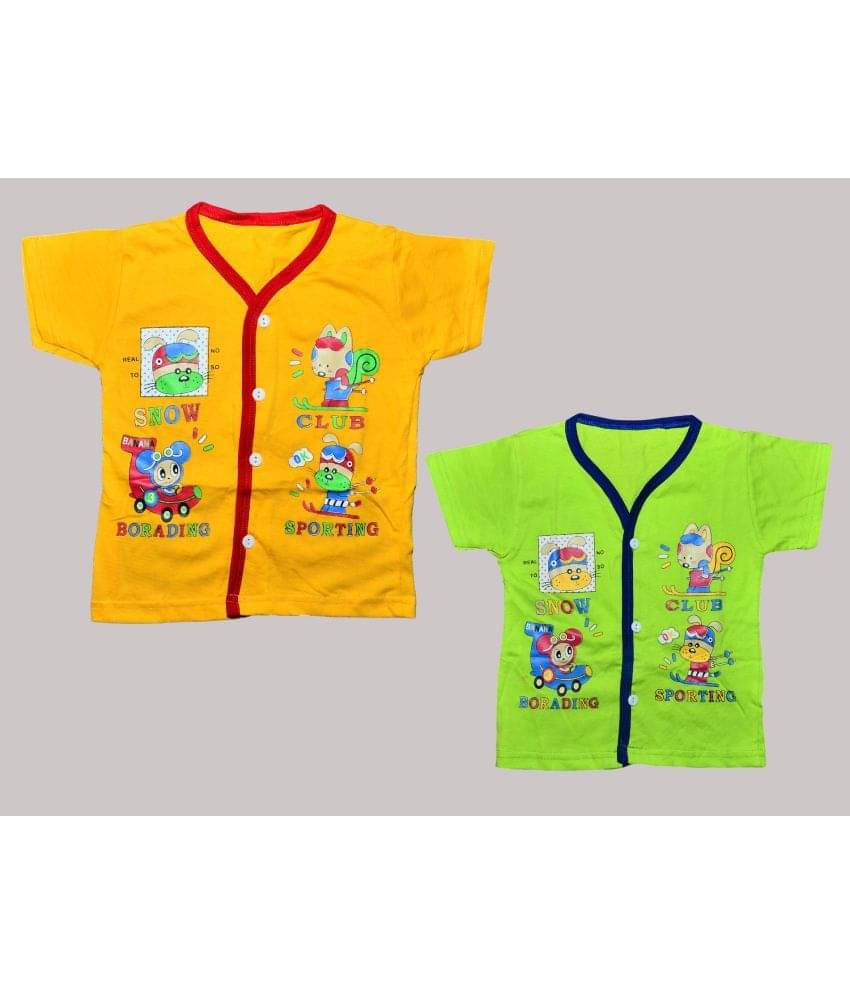     			TRITI Pack of 2 Baby Boys Cotton T-Shirt ( Multi )
