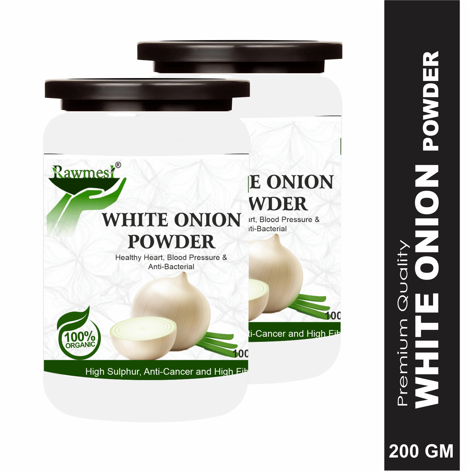 rawmest Dried White Onion/Ready to Use Dressing 200 g Pack of 2 rawmest Dried White Onion/Ready to Use Dressing 200 g Pack of 2