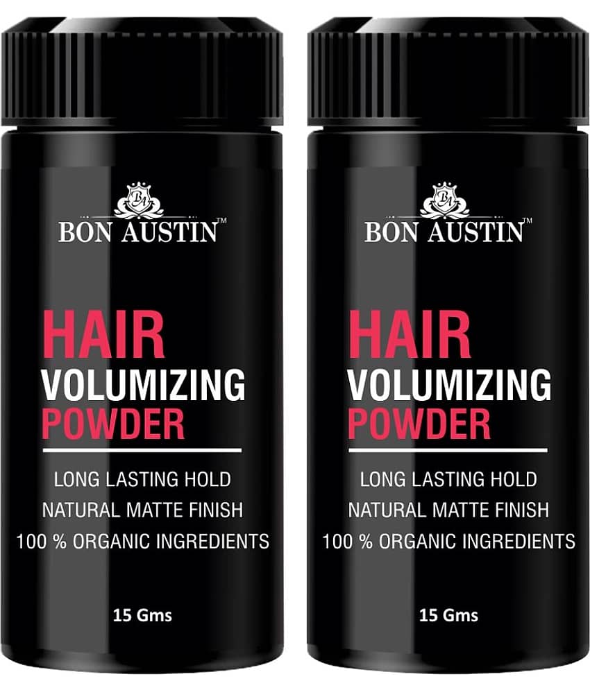 Bon Austin Hair Styling Powder for Voluminous Thin Hair with Matte Finish Clay 15 gm Pack of 2 - Jewellery Sets | Buy online on ZillyBuy