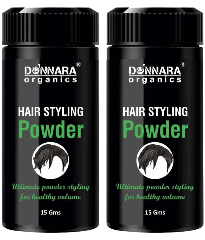 Donnara Organics Hair Styling Powder for Voluminous Thin Hair with Matte Finish Clay 15 gm Pack of 2 - Jewellery Sets | Buy online on ZillyBuy