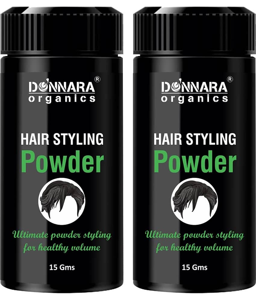 Donnara Organics Hair Styling Powder for Voluminous Thin Hair with Matte Finish Clay 15 gm Pack of 2 - Jewellery Sets | Buy online on ZillyBuy