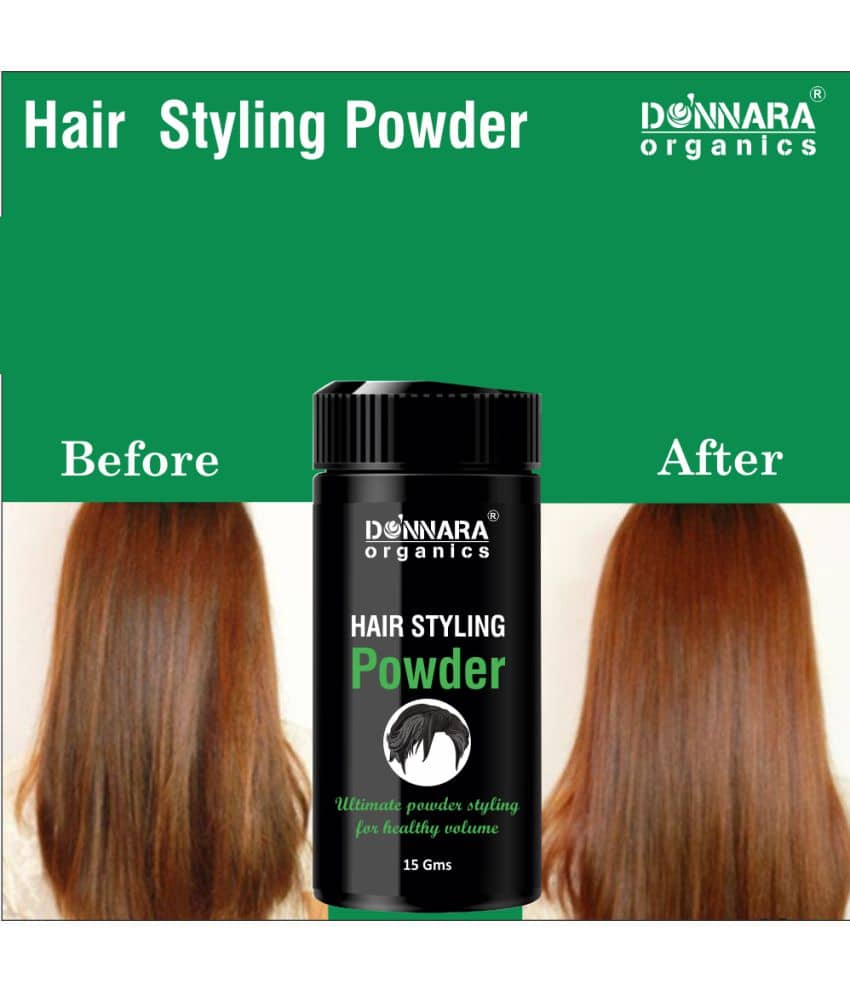 Donnara Organics Hair Styling Powder for Voluminous Thin Hair with Matte Finish Clay 15 gm - Jewellery Sets | Buy online on ZillyBuy