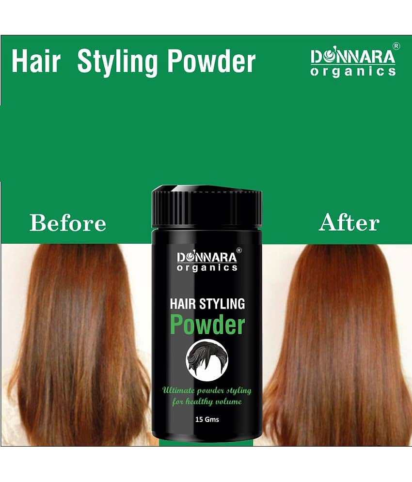 Donnara Organics Hair Styling Powder for Voluminous Thin Hair with Matte Finish Clay 15 gm - Jewellery Sets | Buy online on ZillyBuy