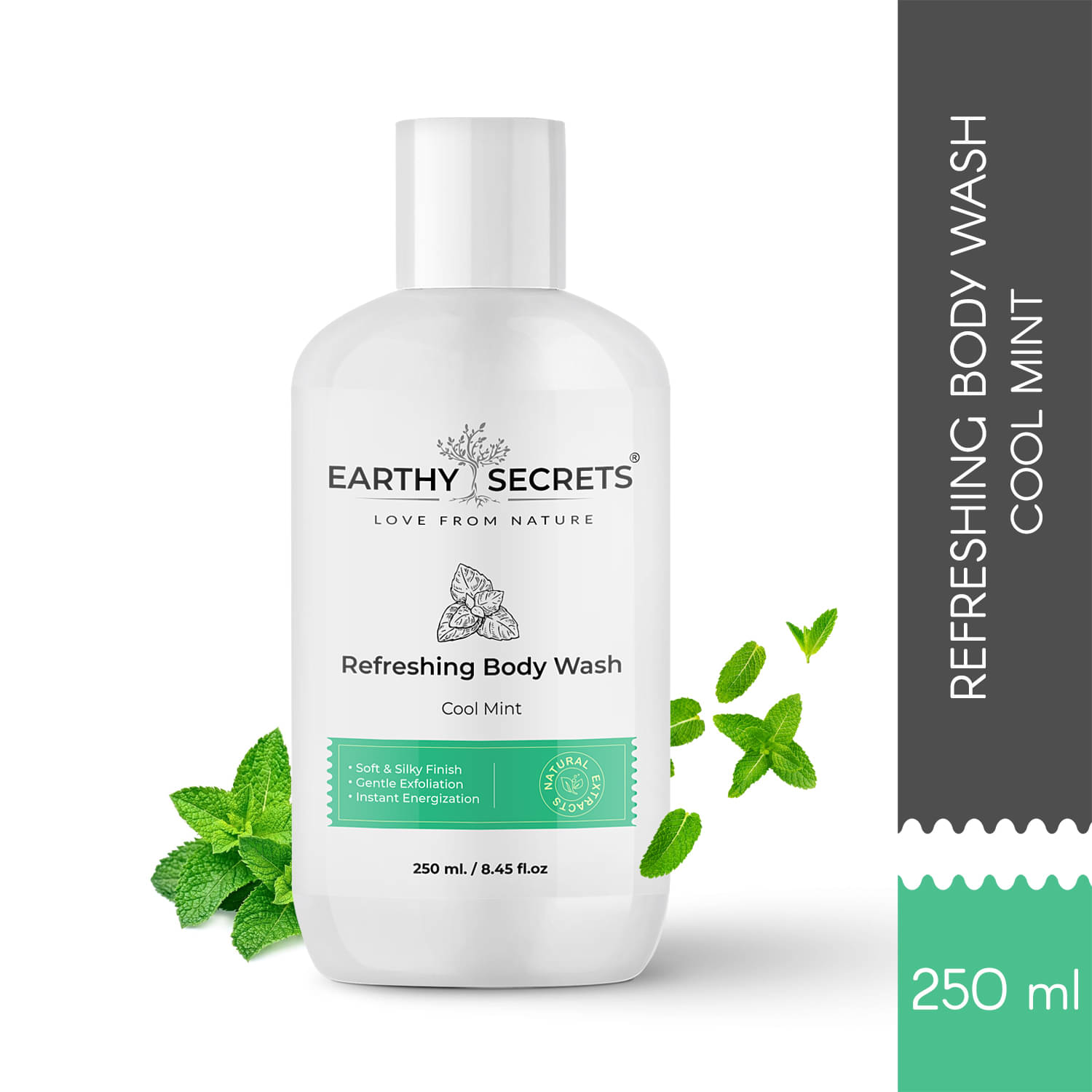     			EARTHY SECRETS  Cool Mint Refreshing  Body Wash 250 mL