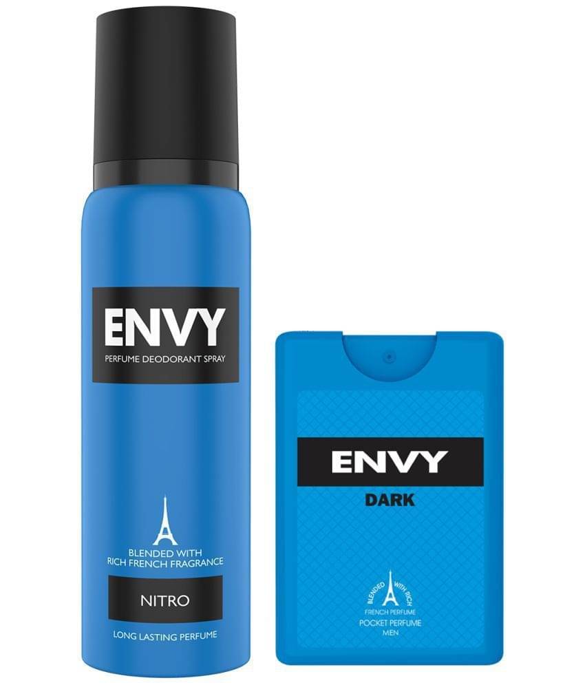     			Envy Nitro Deodorant - 120ML & Dark Pocket Perfume - 18ML (Combo Pack of 2)