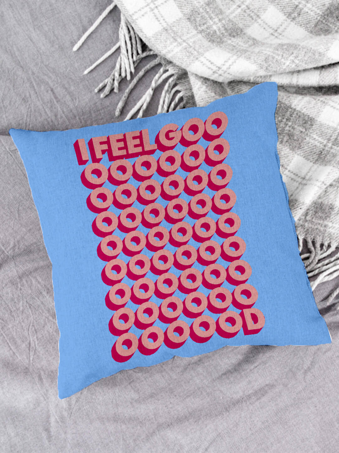 Houzzcode - Water Repellent Blue Polyester Pillow Covers 40x40x3 ( Pack of 1 ) Houzzcode - Water Repellent Blue Polyester Pillow Covers 40x40x3 ( Pack of 1 )