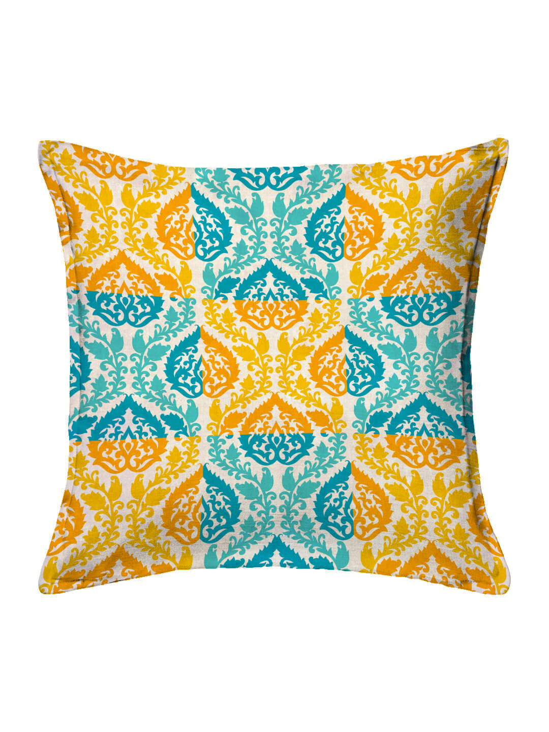Houzzcode - Water Repellent Green Polyester Pillow Covers 40x40x3 ( Pack of 1 ) Houzzcode - Water Repellent Green Polyester Pillow Covers 40x40x3 ( Pack of 1 )