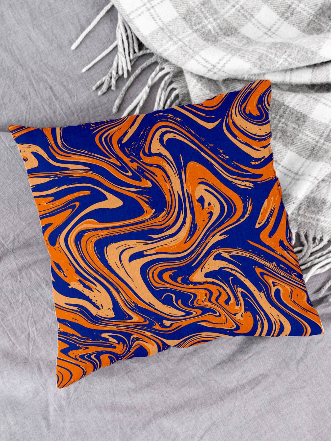 Houzzcode - Water Repellent Multi Polyester Pillow Covers 40x40x3 ( Pack of 1 ) Houzzcode - Water Repellent Multi Polyester Pillow Covers 40x40x3 ( Pack of 1 )