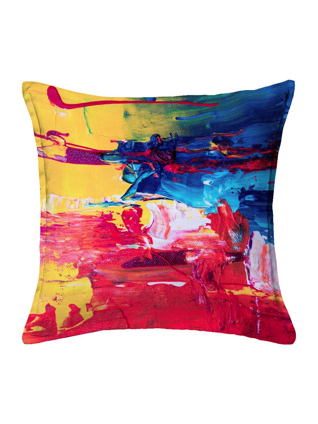 Houzzcode - Water Repellent Multi Polyester Pillow Covers 40x40x3 ( Pack of 1 ) Houzzcode - Water Repellent Multi Polyester Pillow Covers 40x40x3 ( Pack of 1 )