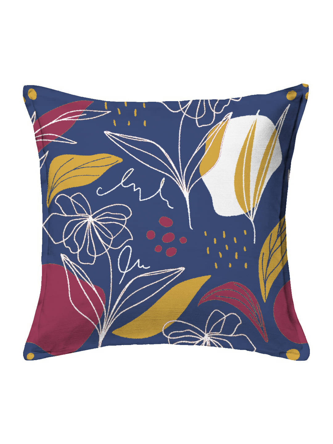 Houzzcode - Water Repellent Multi Polyester Pillow Covers 40x40x3 ( Pack of 1 ) Houzzcode - Water Repellent Multi Polyester Pillow Covers 40x40x3 ( Pack of 1 )