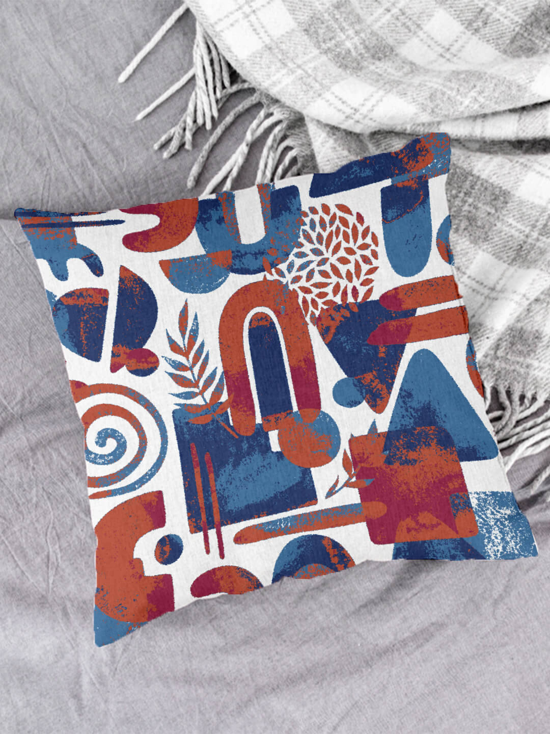 Houzzcode - Water Repellent Multi Polyester Pillow Covers 40x40x3 ( Pack of 1 ) Houzzcode - Water Repellent Multi Polyester Pillow Covers 40x40x3 ( Pack of 1 )