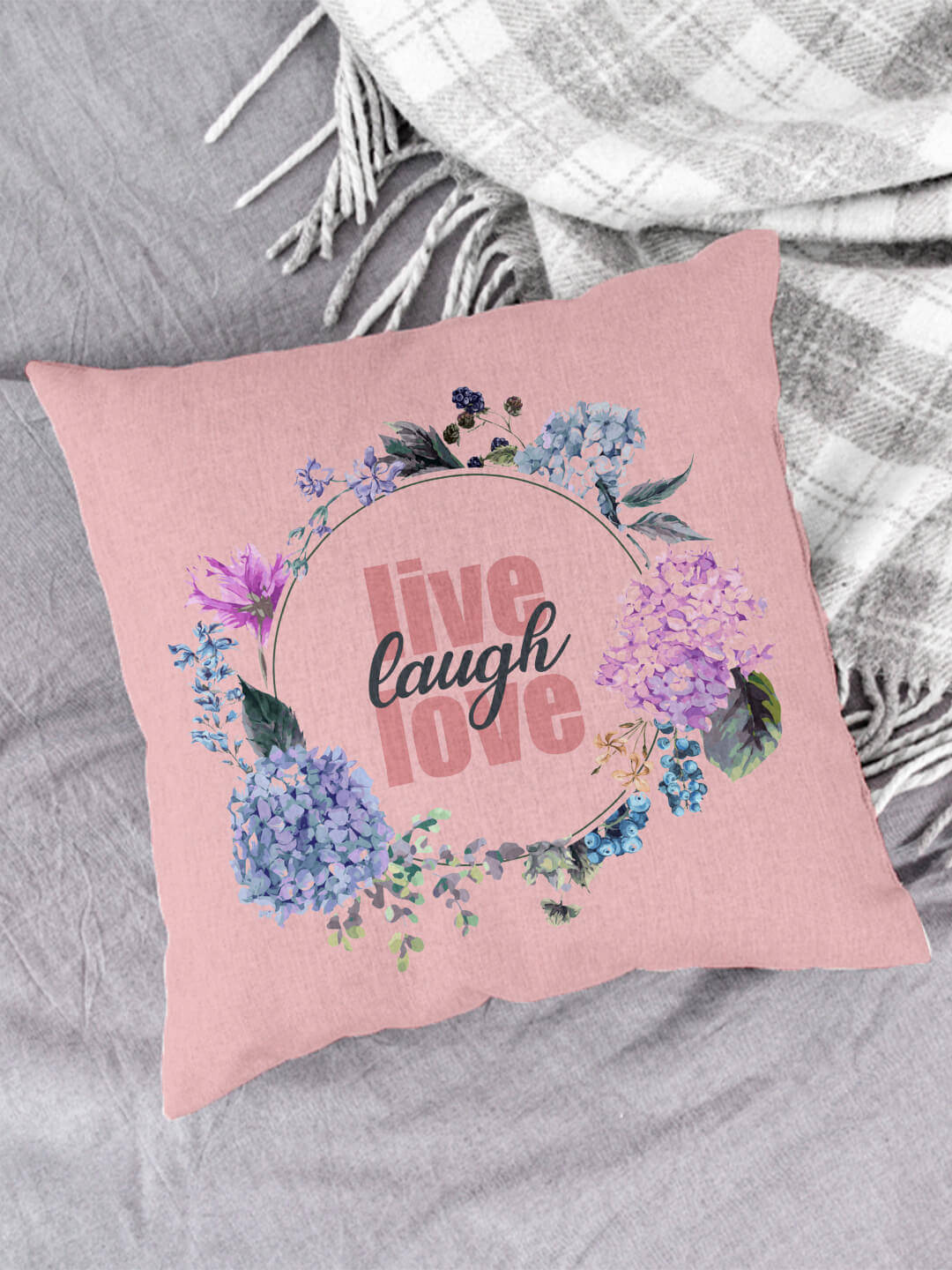 Houzzcode - Water Repellent Peach Polyester Pillow Covers 40x40x3 ( Pack of 1 ) Houzzcode - Water Repellent Peach Polyester Pillow Covers 40x40x3 ( Pack of 1 )