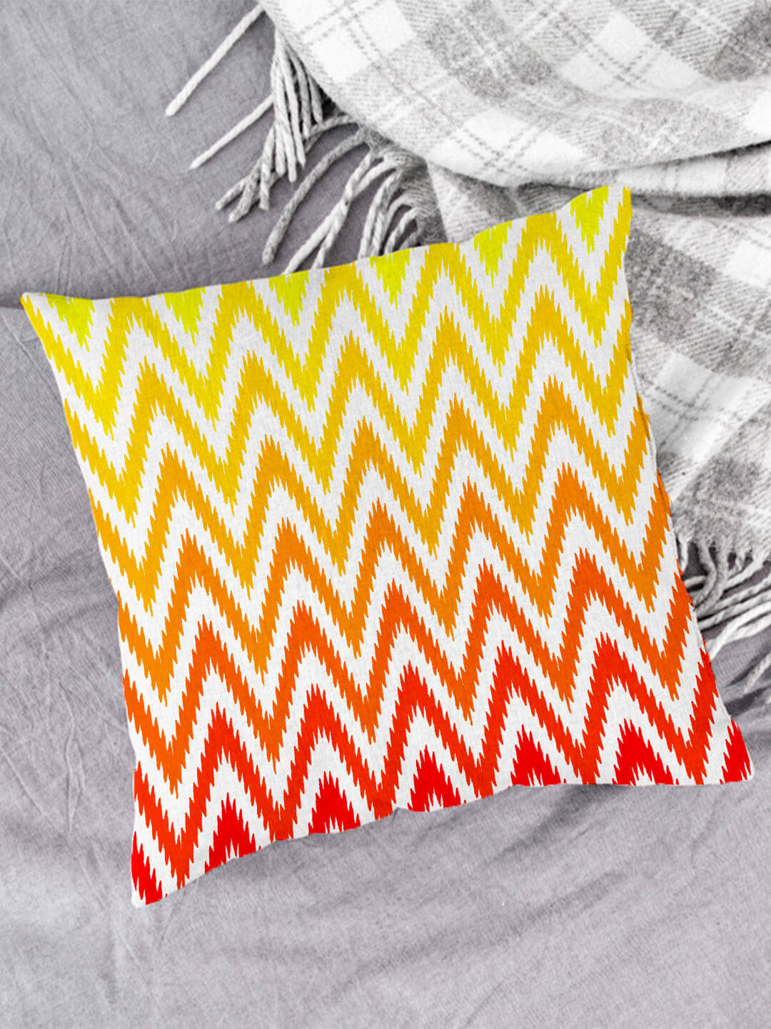Houzzcode - Water Repellent Yellow Polyester Pillow Covers 40x40x3 ( Pack of 1 ) Houzzcode - Water Repellent Yellow Polyester Pillow Covers 40x40x3 ( Pack of 1 )