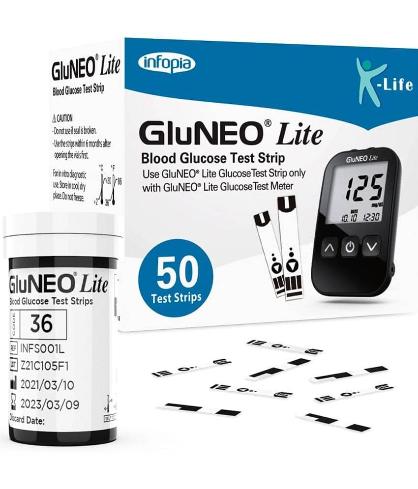     			Infopia GluNEO Lite (2x25) 50 Test Strips