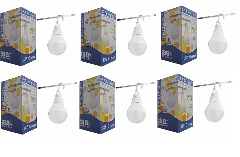     			Remen Led Lites - 4W Cool Day Light LED Bulb ( Pack of 6 )