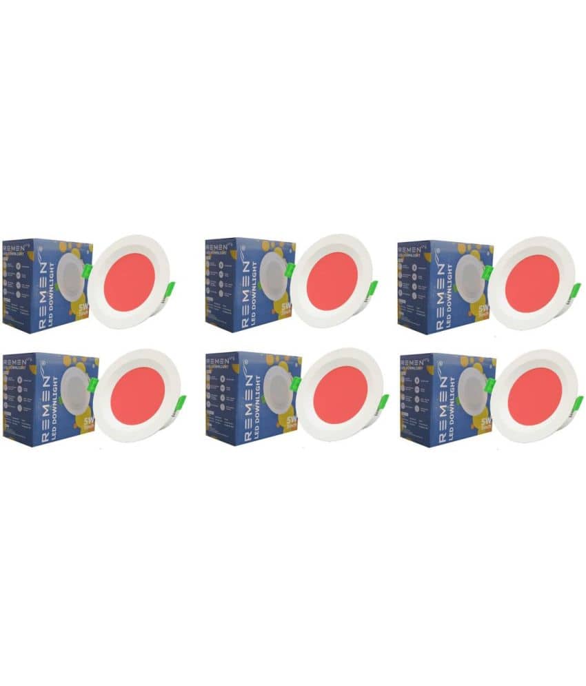 Remen Led Lites - 5W Cool Day Light LED Bulb ( Pack of 6 )