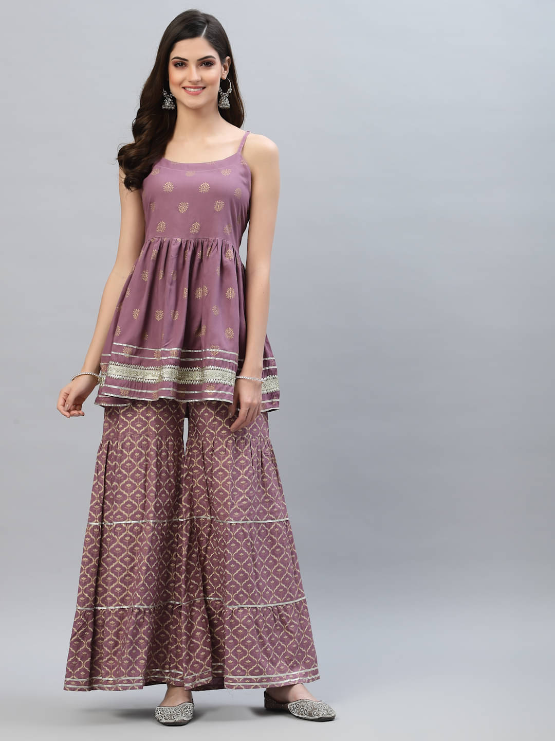 Stylum - Mauve A-line Rayon Women's Stitched Salwar Suit ( Pack of 1 ) Stylum - Mauve A-line Rayon Women's Stitched Salwar Suit ( Pack of 1 )