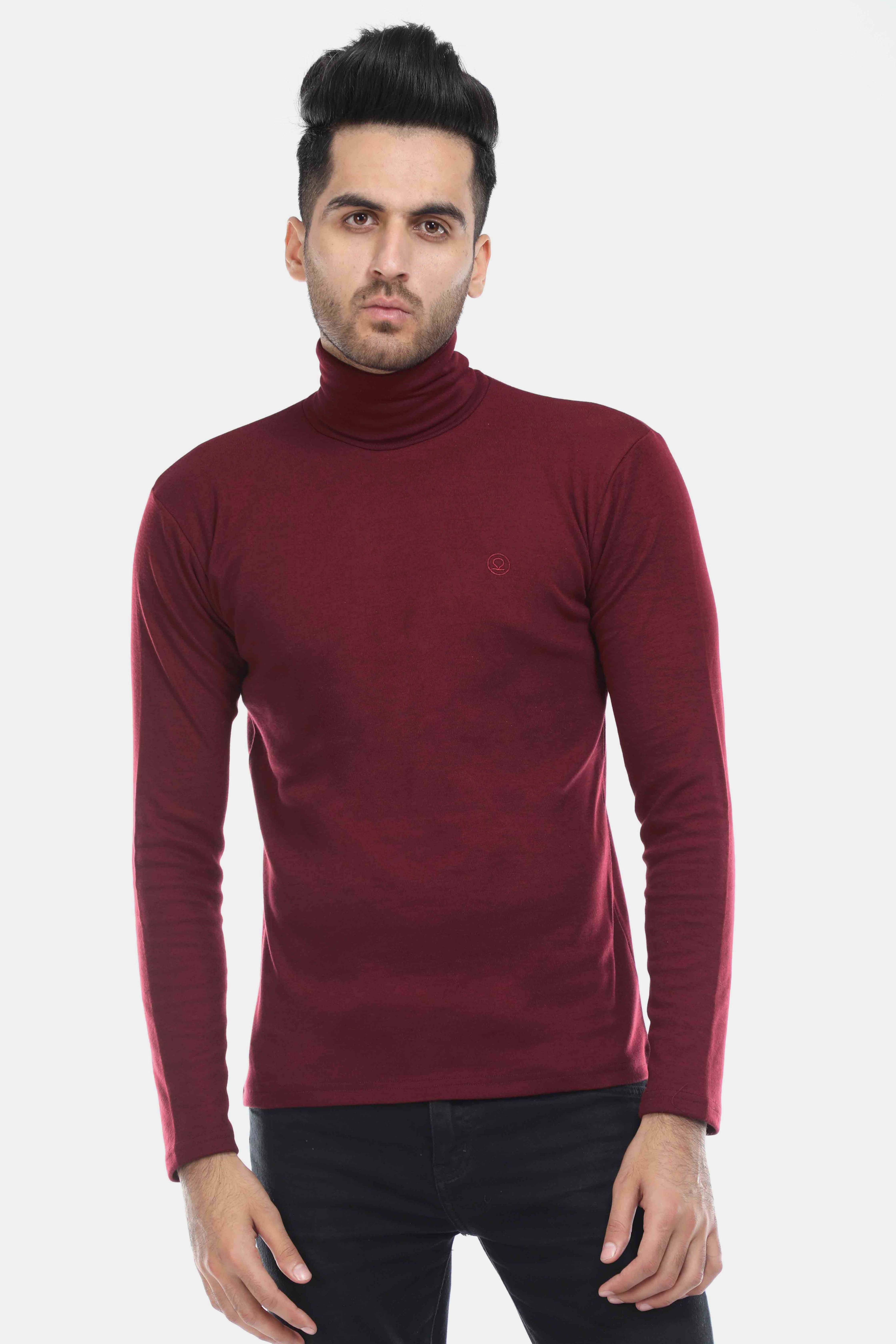 Chkokko Pack of 1 Cotton Blend Regular Fit Men's T-Shirt ( Maroon )     			Chkokko Pack of 1 Cotton Blend Regular Fit Men's T-Shirt ( Maroon )