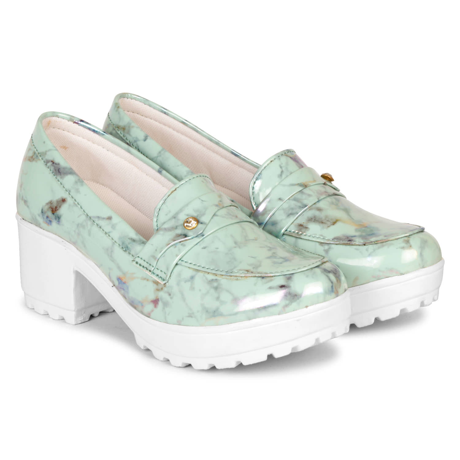 Commander - White Women's Pumps Heels - Heels | Buy online on ZillyBuy