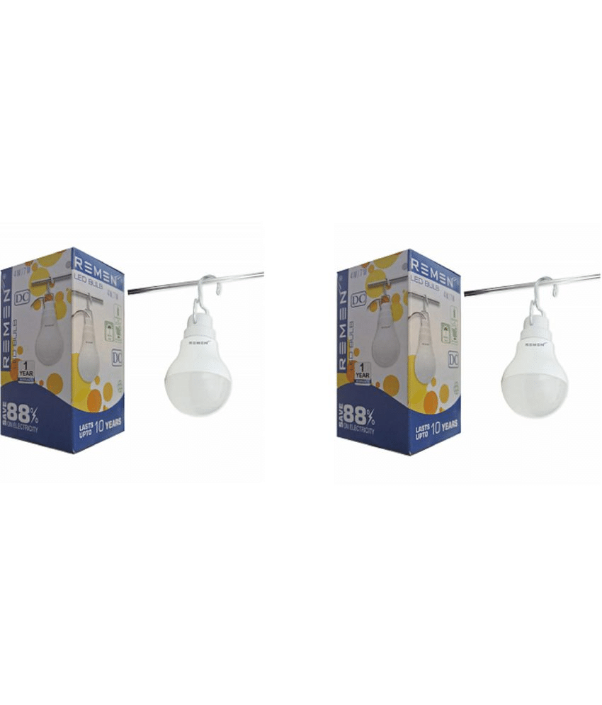 Remen Led Lites - 7W Cool Day Light LED Bulb ( Pack of 2 ) Remen Led Lites - 7W Cool Day Light LED Bulb ( Pack of 2 )