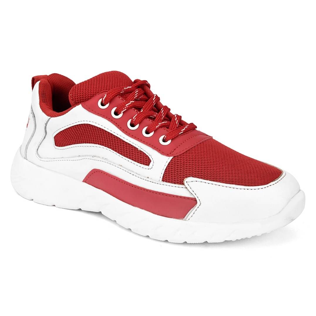     			SCETTRO - Red Men's Sneakers