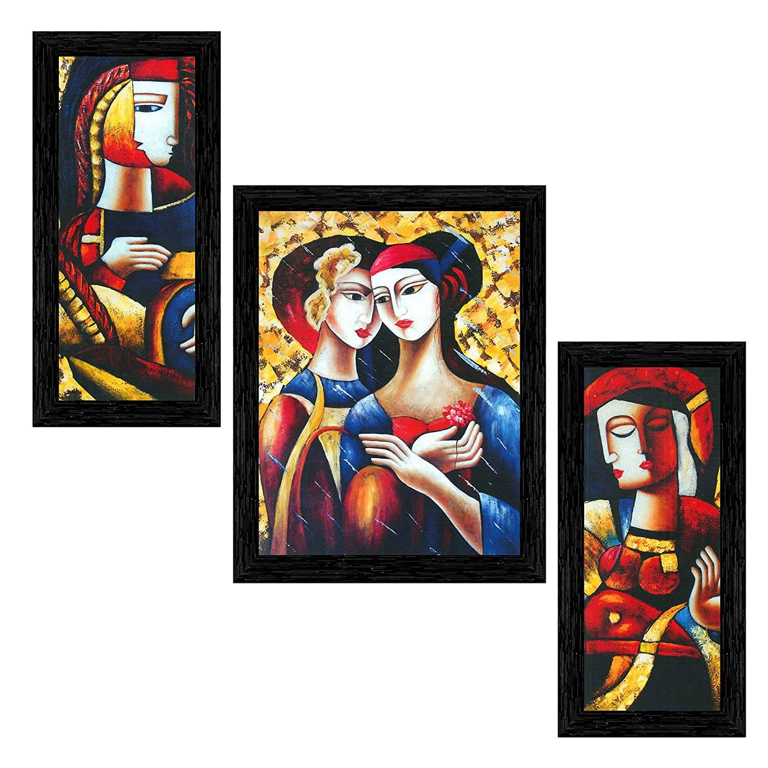     			Indianara - Figurative Painting With Frame