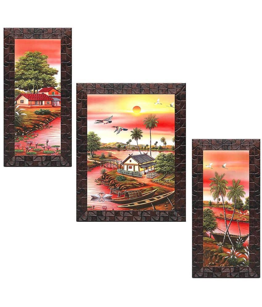 Indianara - Landscape Painting With Frame