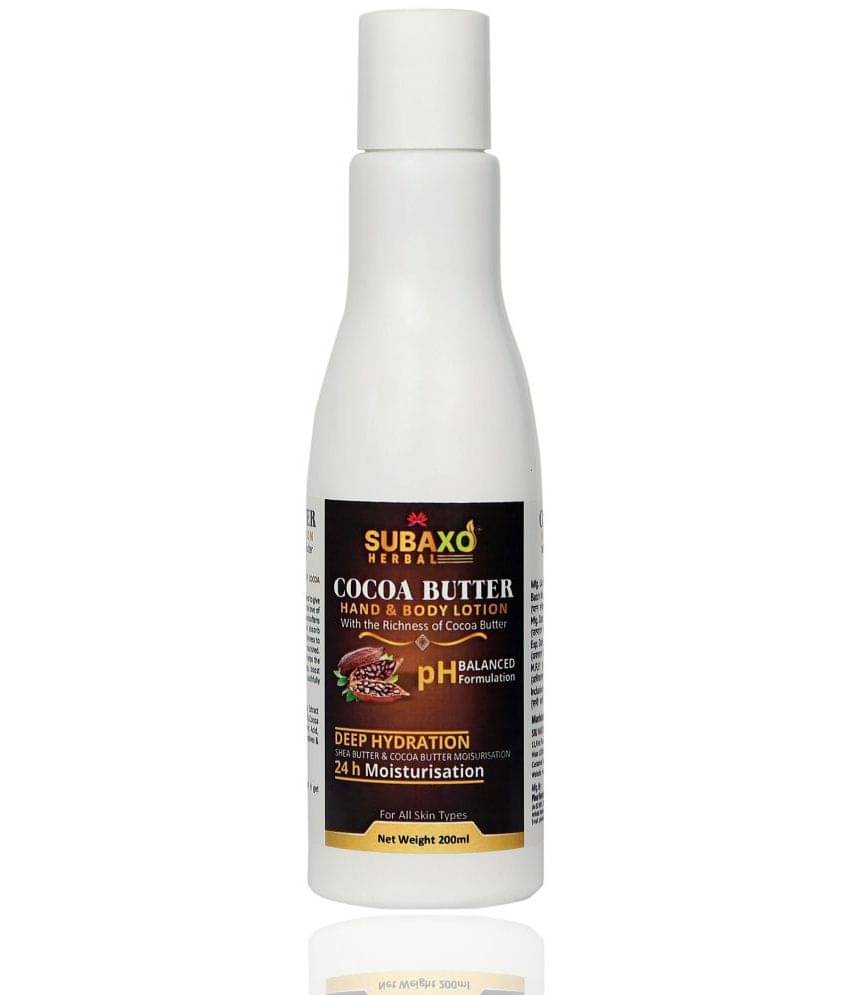 Subaxo Cocoa Butter Body Lotion Cocoa Butter Shea Butter Lotion Subaxo Cocoa Butter Body Lotion Cocoa Butter Shea Butter Lotion