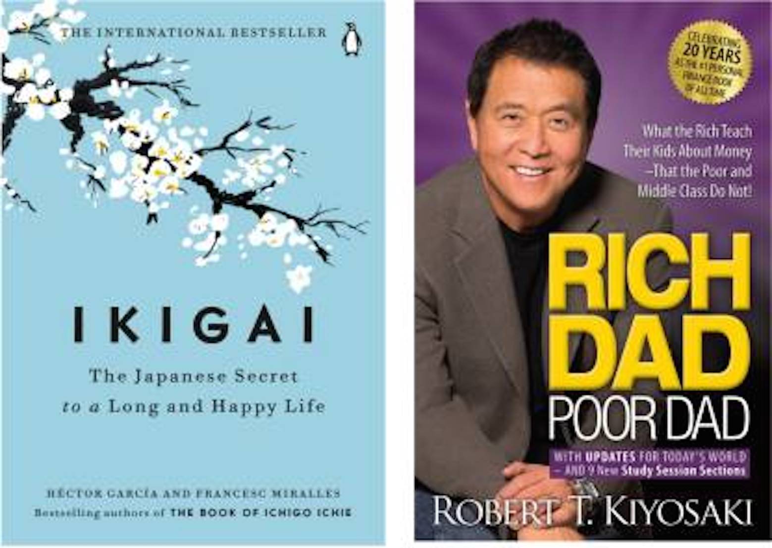     			2 Combo : Rich Dad Poor Dad, Ikigai  (Paperback