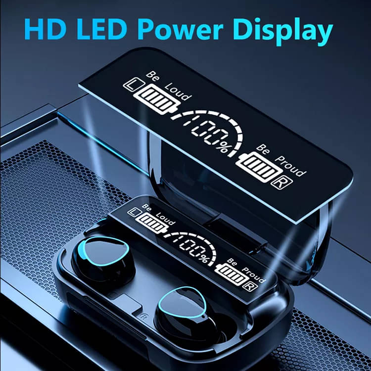     			Life Like TWS With Base In Ear Bluetooth Earphone 4 Hours Playback Bluetooth IPX4(Splash Proof) Auto pairing -Bluetooth V 5.1 Black