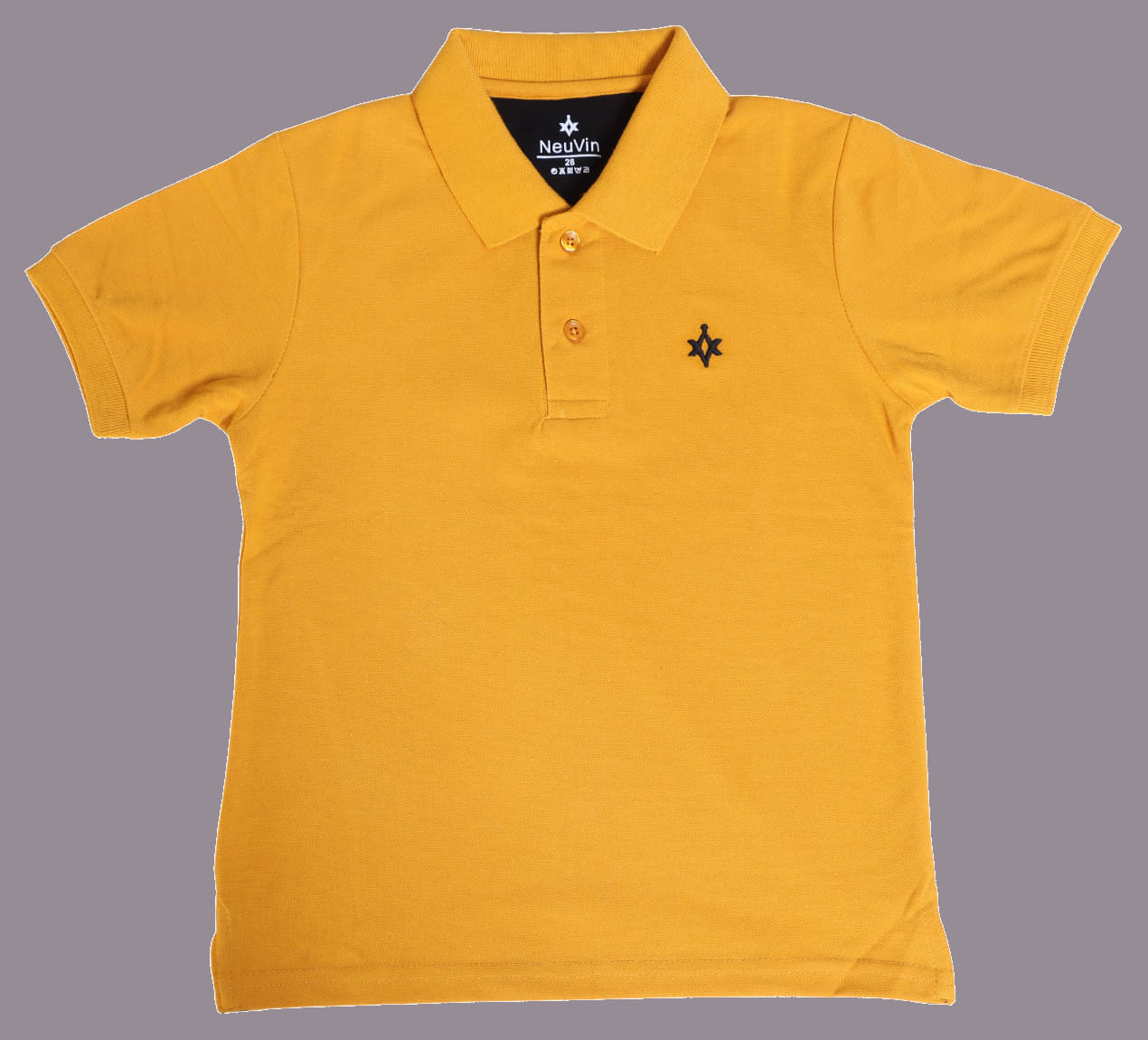     			NEUVIN Pack of 1 Boys Cotton Blend T-Shirt ( Orange )