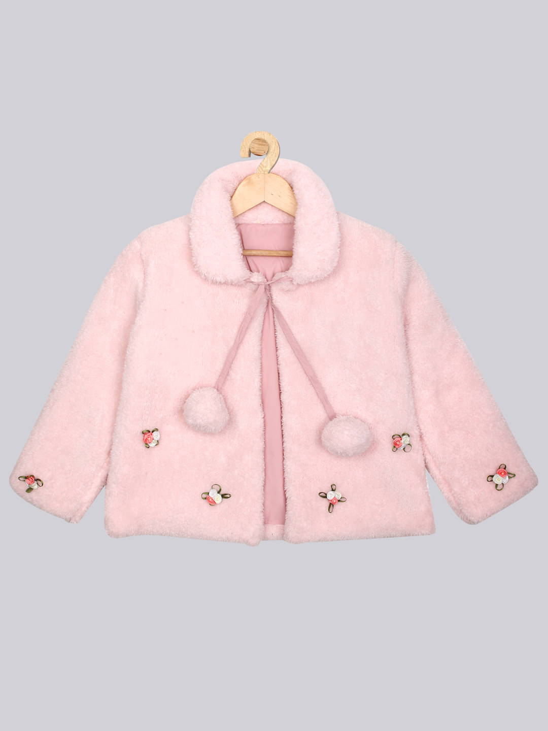     			PEACHIES Girls Polyester Light Weight Jacket For ( Pack of 1 , Peach )
