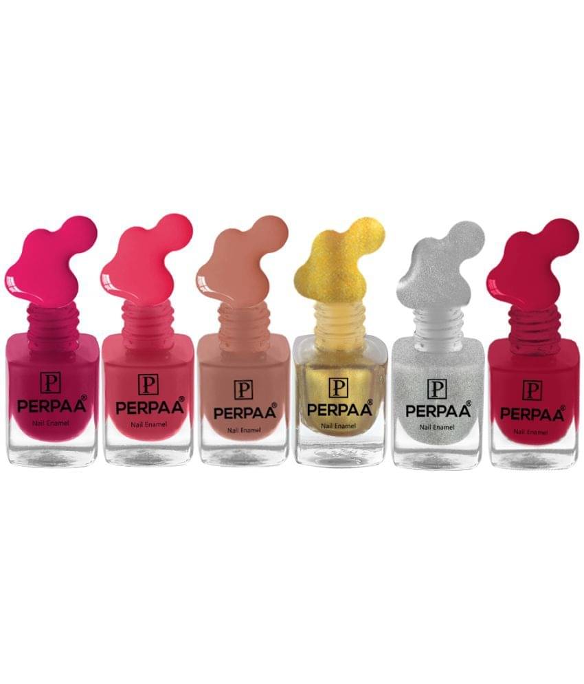     			Perpaa - White Nail Polish ( Pack of 6 )
