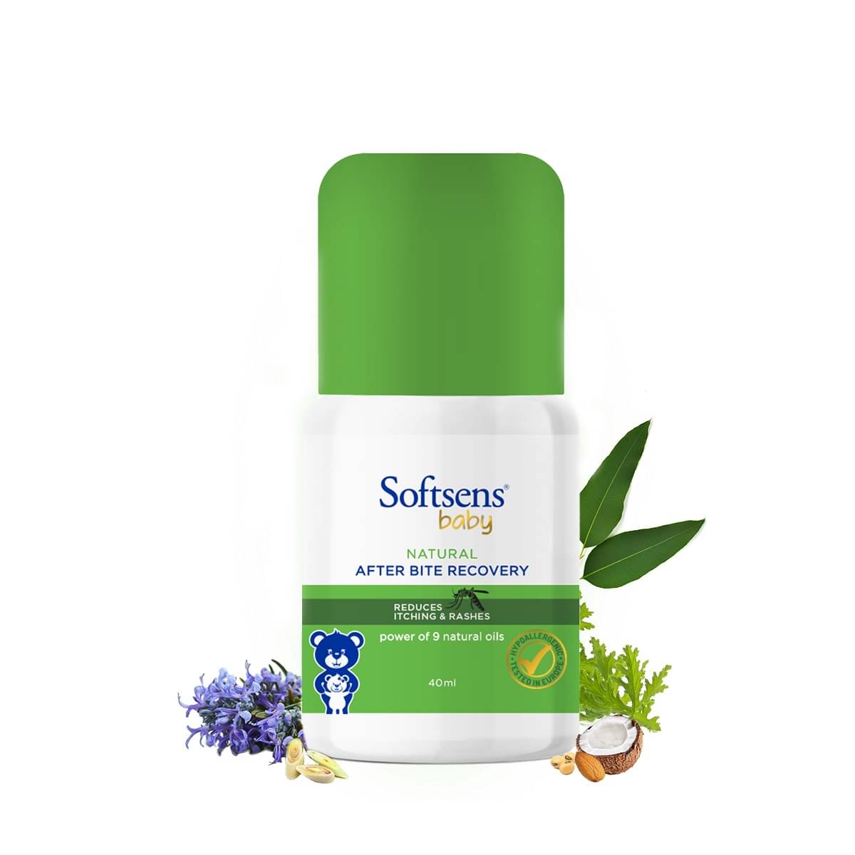     			Softsens Baby Natural After Bite Recovery Roll-on 40ml with Citronella Oil,Eucalyptus Oil