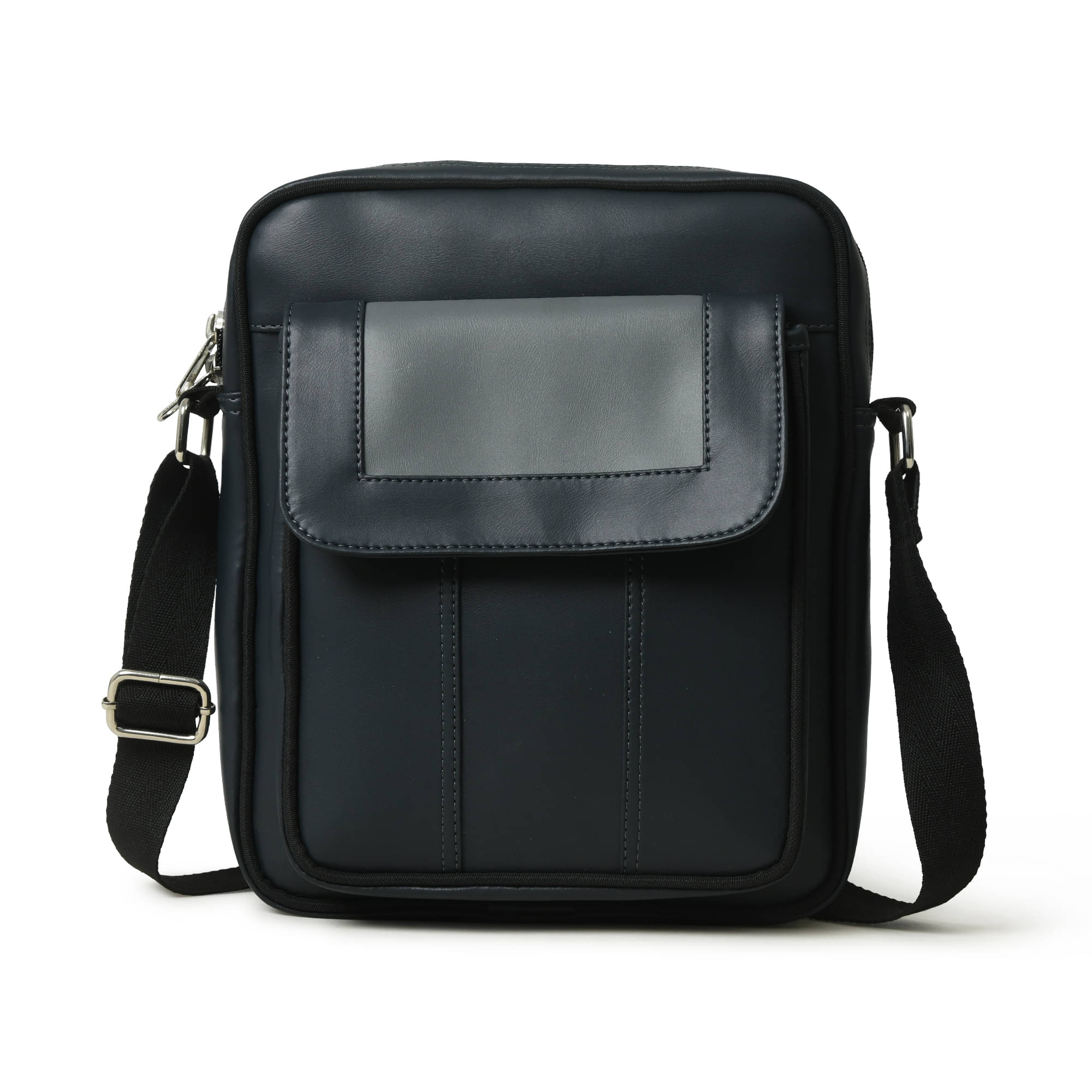     			MATRICE - Blue Solid Messenger Bag