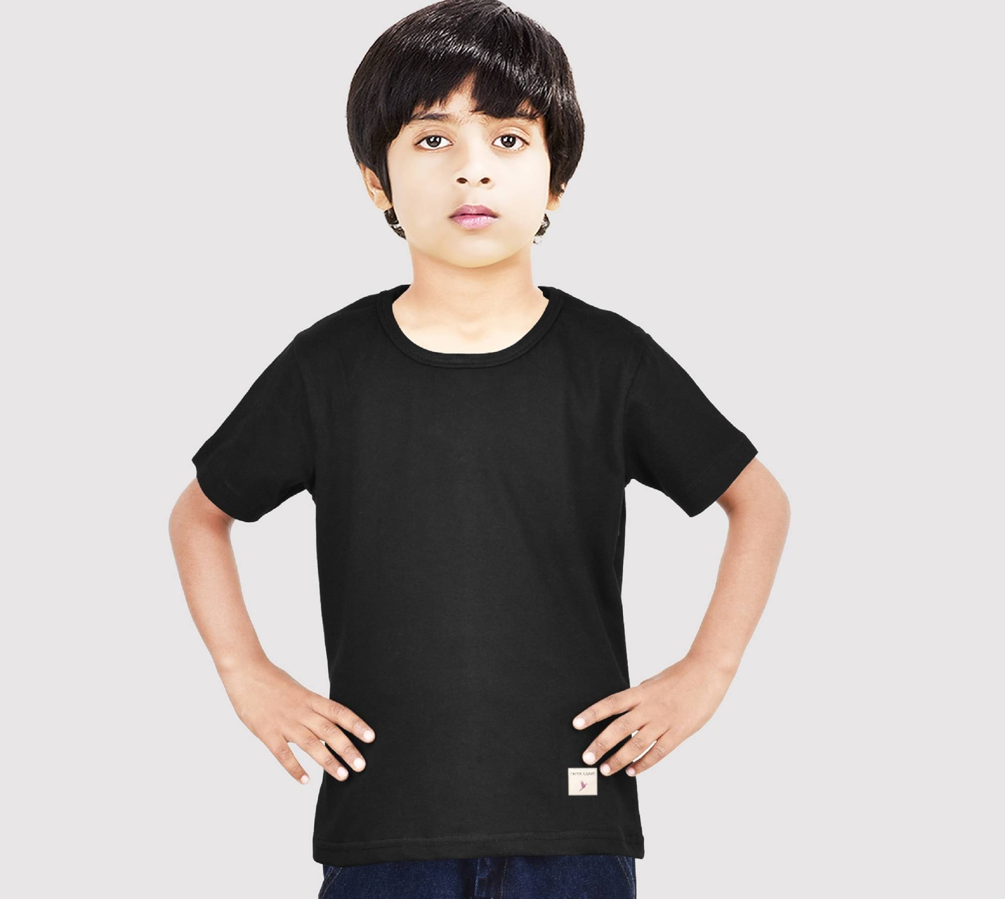     			Made In The Shade Pack of 1 Boys Cotton T-Shirt ( Black )