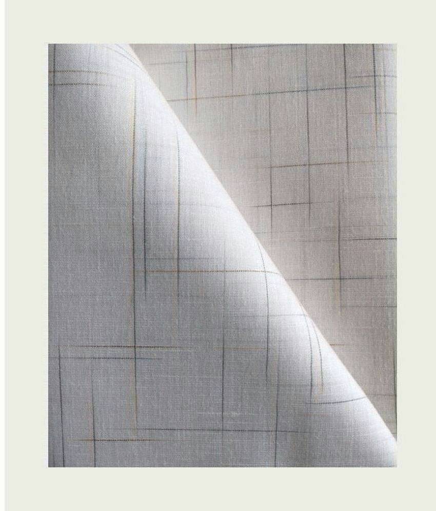     			Makhanchor - White Linen Men's Unstitched Shirt Piece ( Pack of 1 )