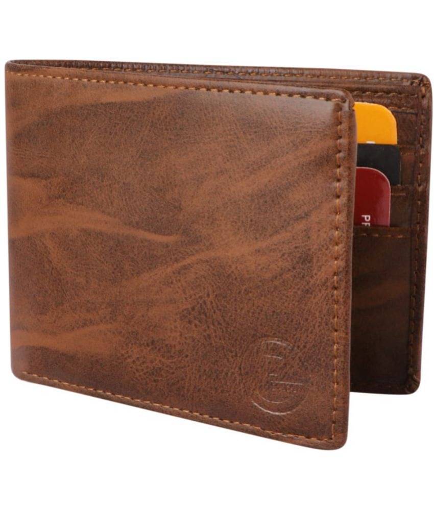     			Royal Craft - Brown PU Men's Two Fold Wallet ( Pack of 1 )